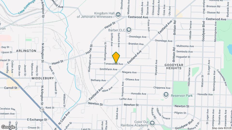 1166 Tonawanda Ave, Unit 1166 Map and Location Details