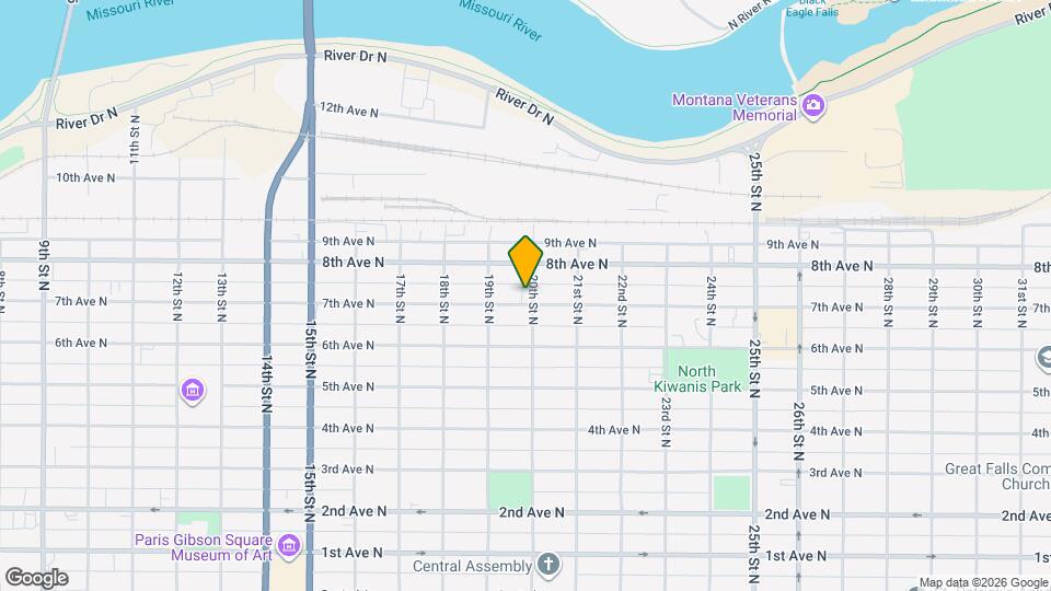 1927 7th Ave N Map and Location Details