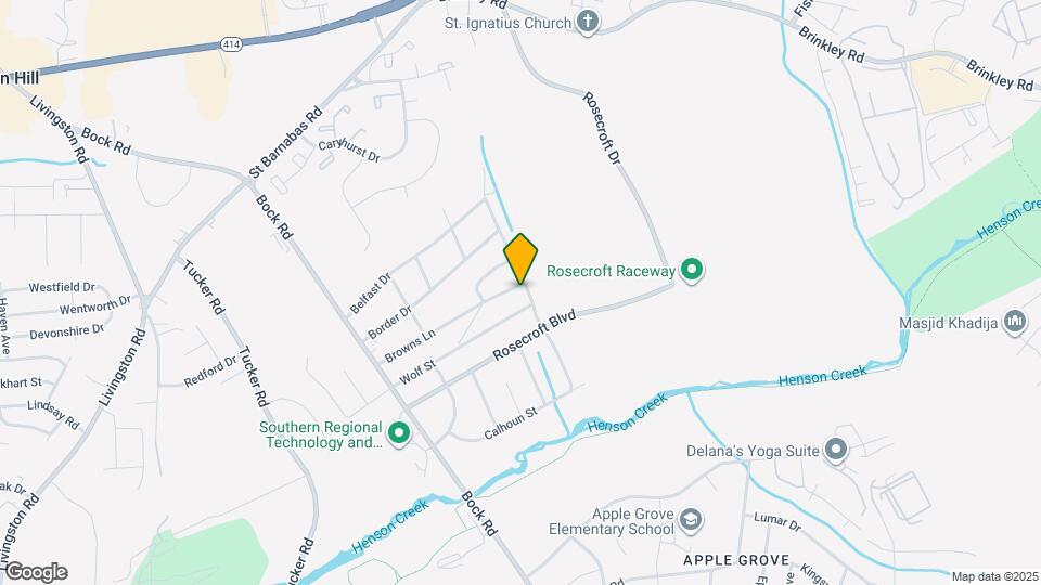 6801 Trowbridge Pl Map and Location Details