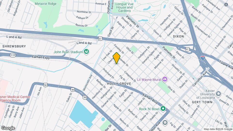 3031 Mistletoe St, Unit D Mapa y Detalles de la Ubicación