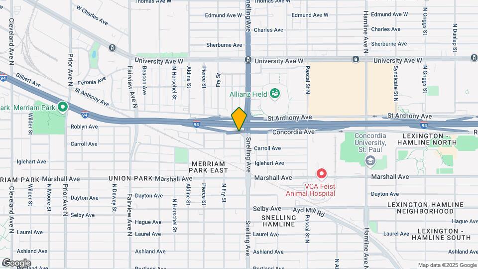 1596 Concordia Ave Map and Location Details