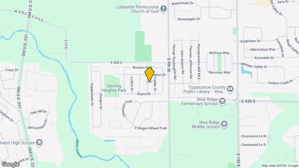4121 Langley Dr Map and Location Details