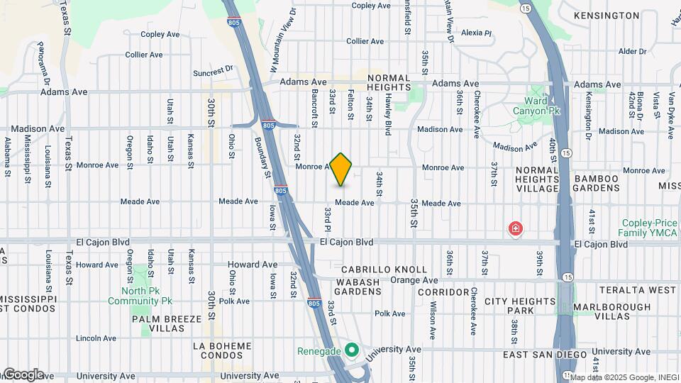 4426 33rd St Map and Location Details