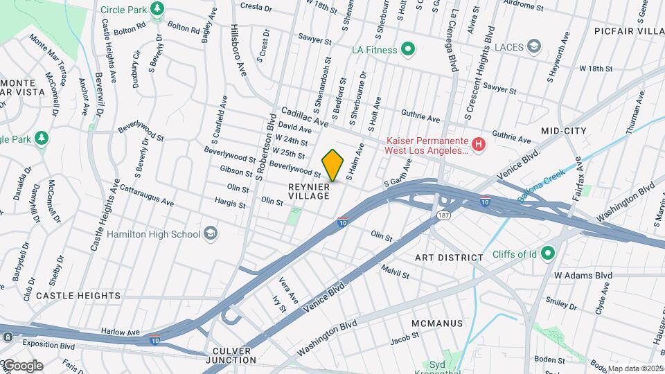 2610 S Bedford St Map and Location Details