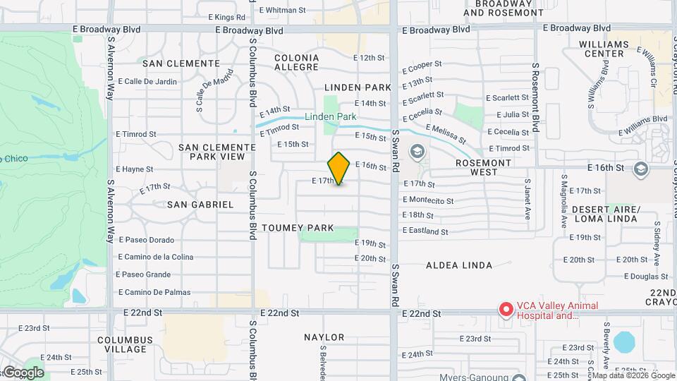 4525 E Montecito St Map and Location Details