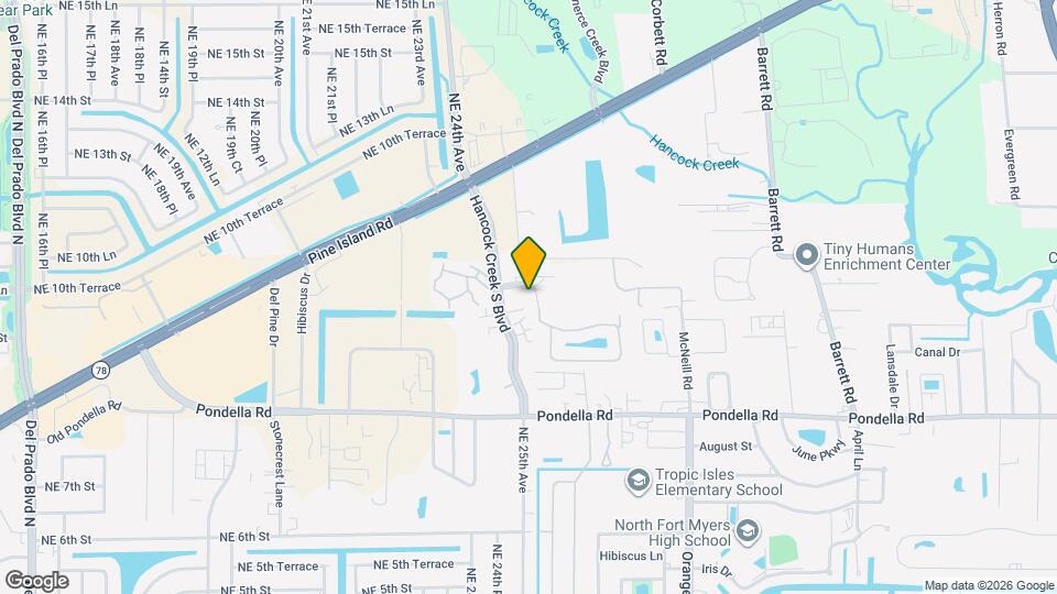1040 Hancock Creek S Blvd Map and Location Details