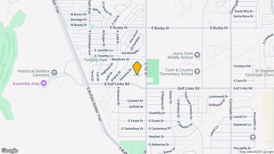 709 Pampas Pl Map and Location Details
