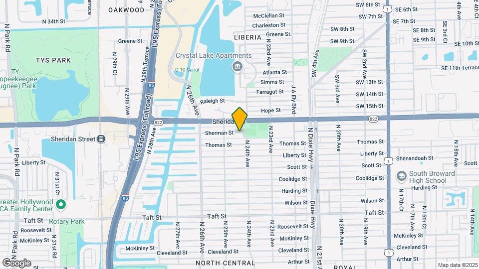 2414 Sherman St Map and Location Details