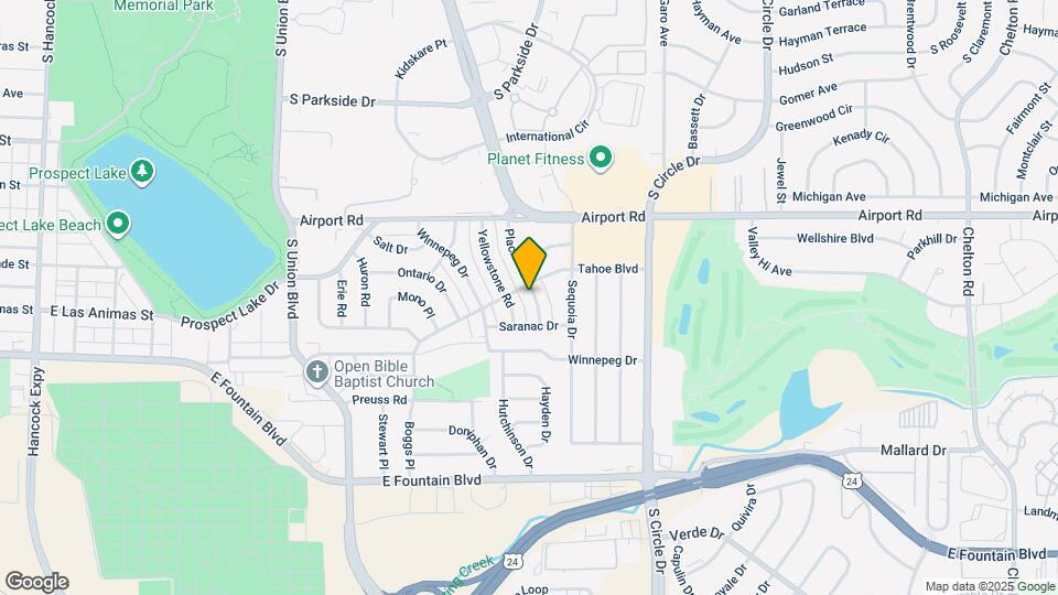 606 Placid Rd Map and Location Details