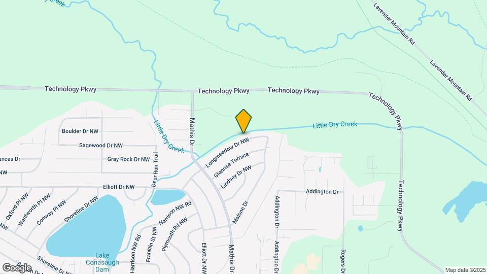 229 Longmeadow Dr NW Mapa y Detalles de la Ubicación