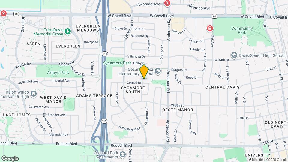 1102 Pine Ln Map and Location Details