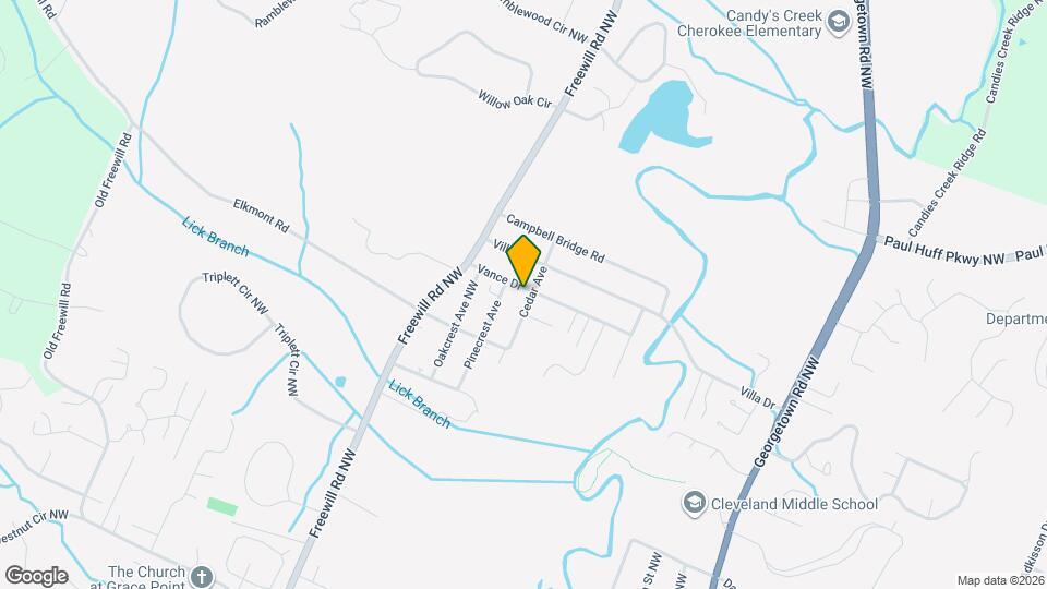 2845 Vance Dr NW, Unit # 1 Mapa y Detalles de la Ubicación