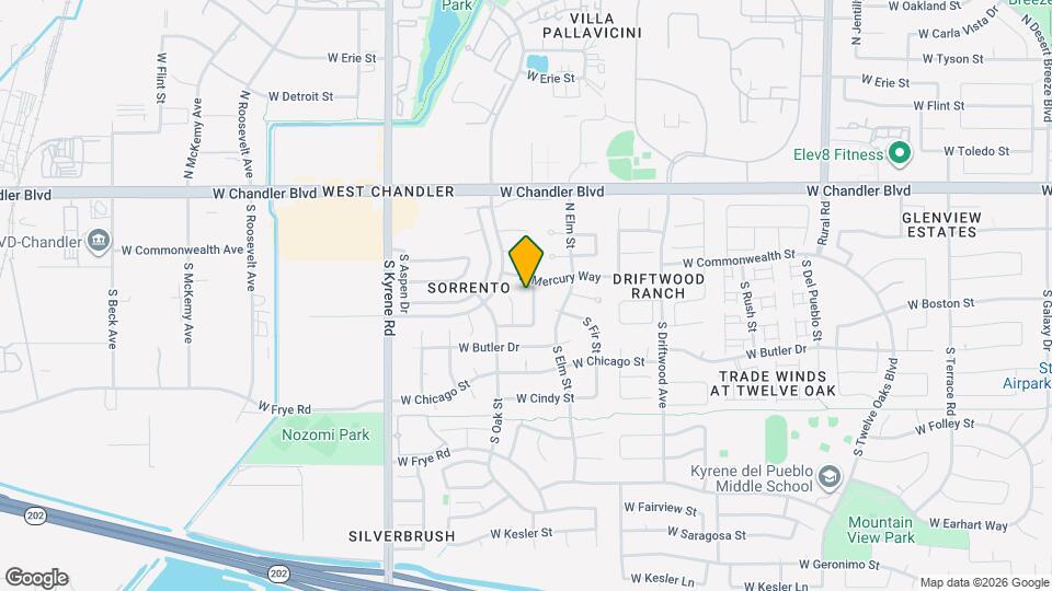 74 S Crestview St Mapa y Detalles de la Ubicación