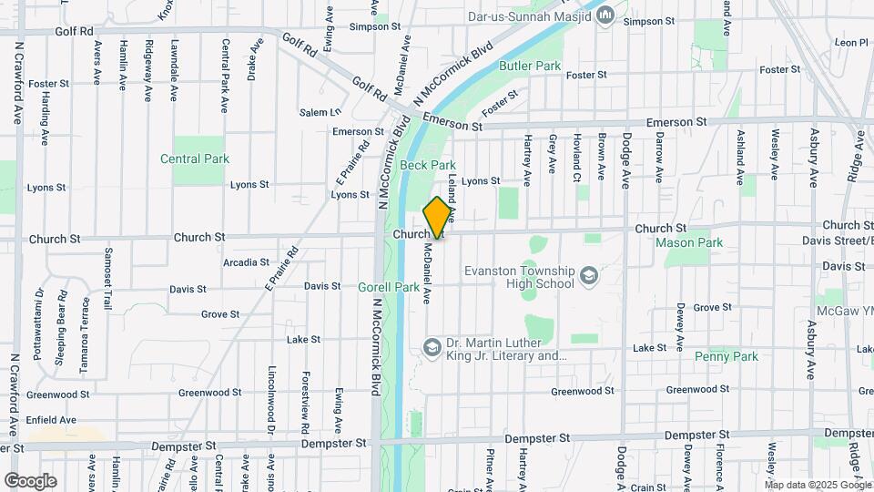 1639 McDaniel Ave Map and Location Details