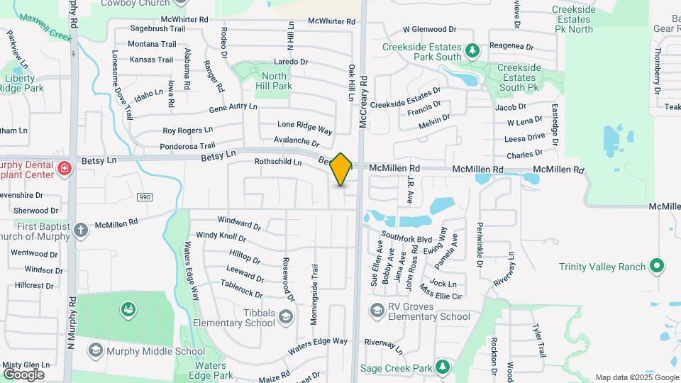 1021 Pampa Dr Map and Location Details