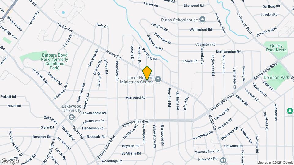 963 Rushleigh Rd Map and Location Details