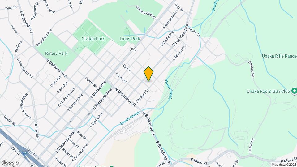 1503 E Millard St Map and Location Details