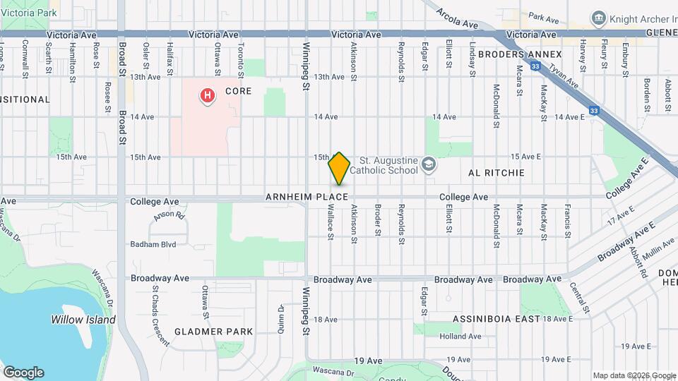 824 College Ave Map and Location Details