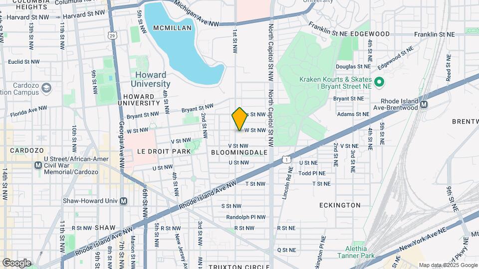 2129 1st St NW Map and Location Details