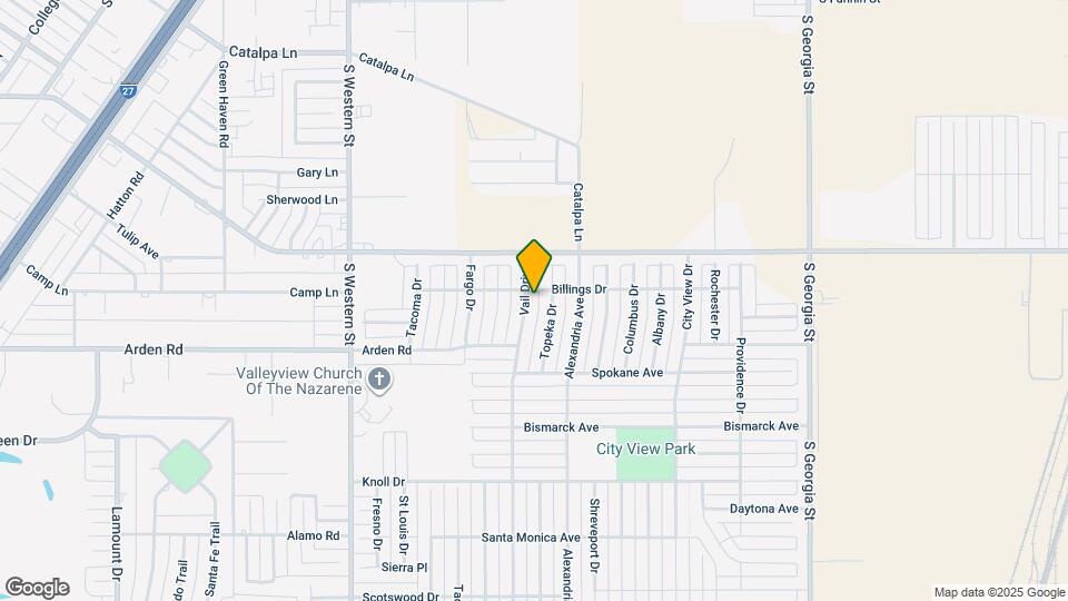7403 Vail Drive Map and Location Details