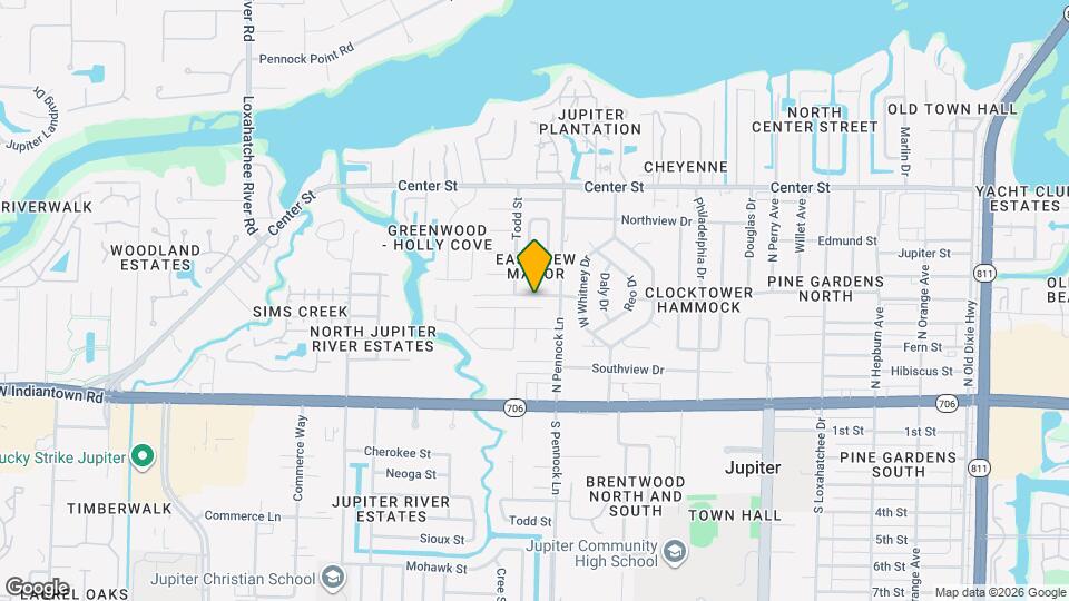 915 Riverwood Ln Map and Location Details