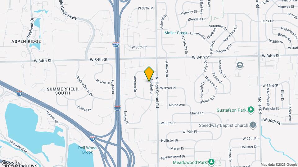 3232 Bluebell Ln Map and Location Details