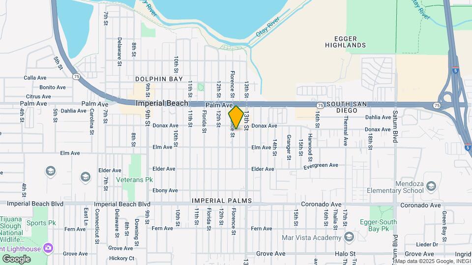 825 Florence St Map and Location Details