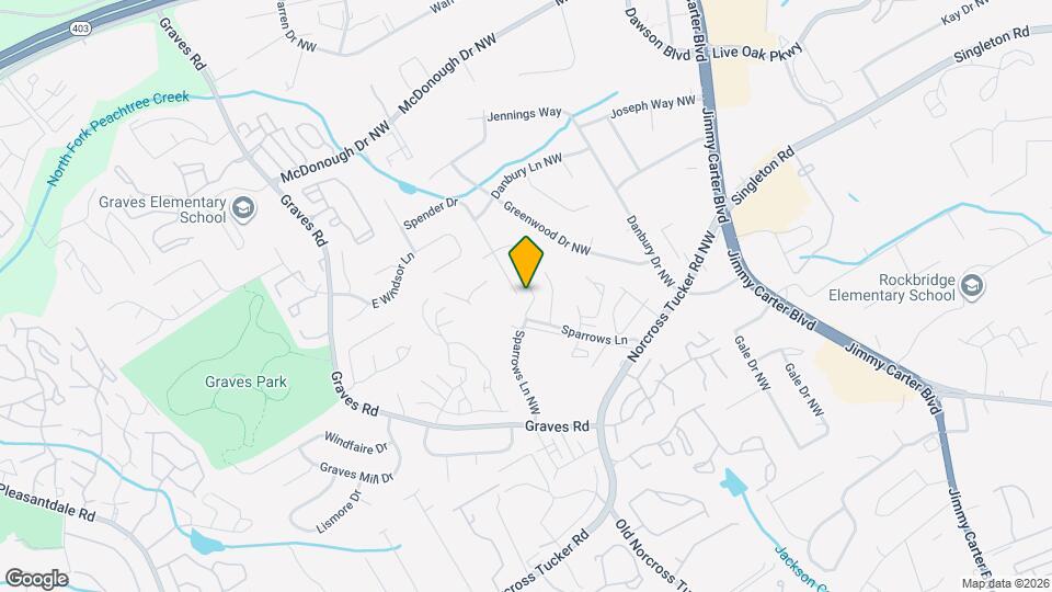 1506 Spender Dr Mapa y Detalles de la Ubicación