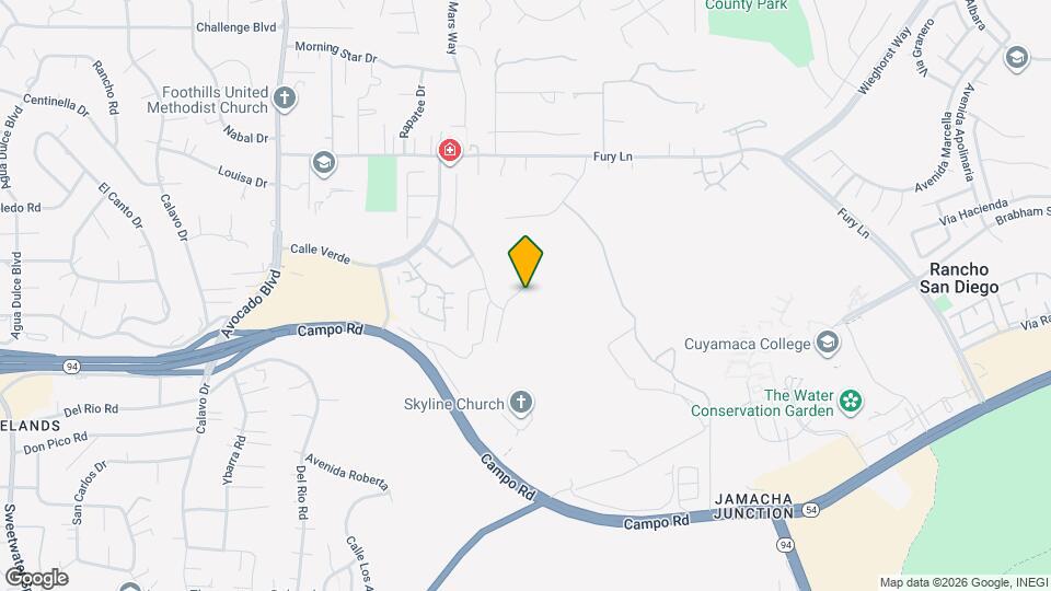 3533 Via Palma Map and Location Details