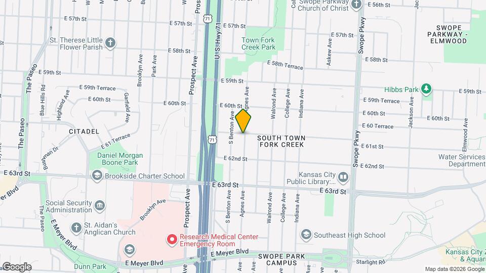 2917 E 61st St Map and Location Details