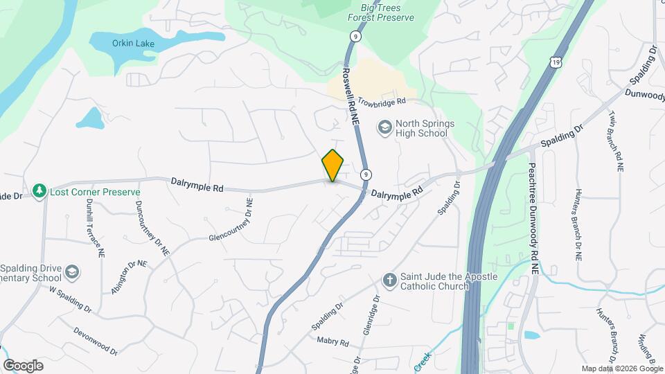 605 Dalrymple Rd Map and Location Details