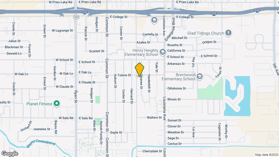 3806 Swanee St Map and Location Details