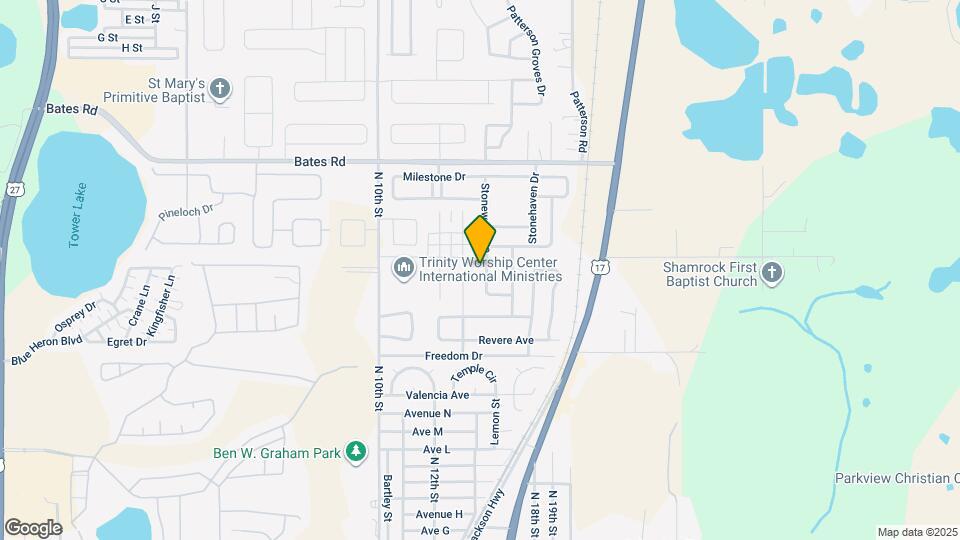 527 Stonewall Ave Map and Location Details