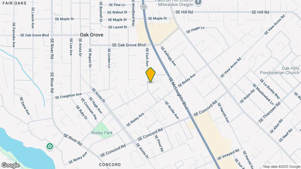 15314 SE East Ave Mapa y Detalles de la Ubicación