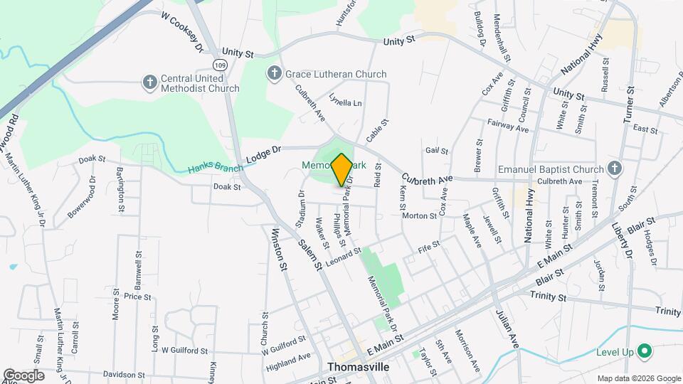 408 Memorial Park Dr Map and Location Details