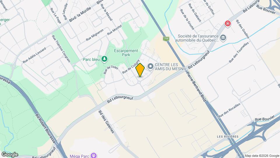 6300 Le Mesnil Rue Map and Location Details