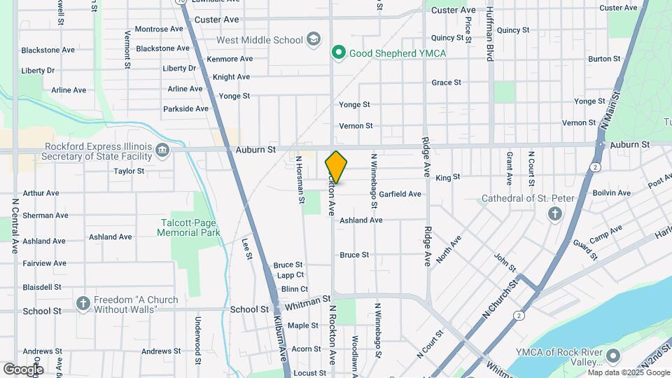 925 Garfield Ave Map and Location Details