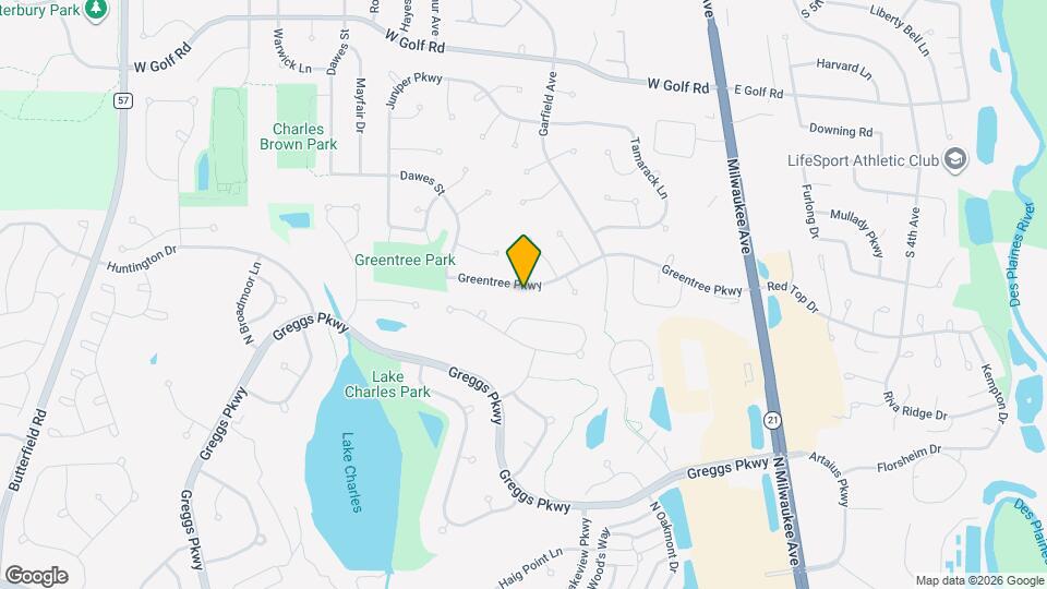 401 Greentree Pkwy Map and Location Details