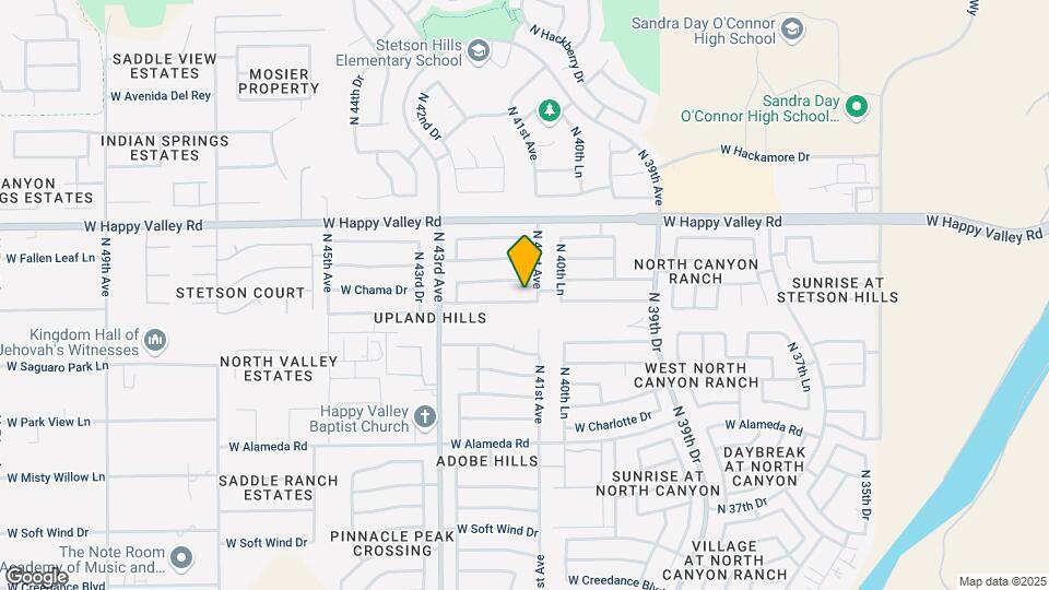 4112 W Whispering Wind Dr Map and Location Details