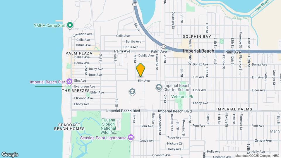 532 Elm Ave Mapa y Detalles de la Ubicación