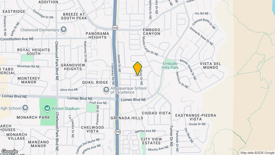 13509 Pierce Arrow Rd NE Mapa y Detalles de la Ubicación