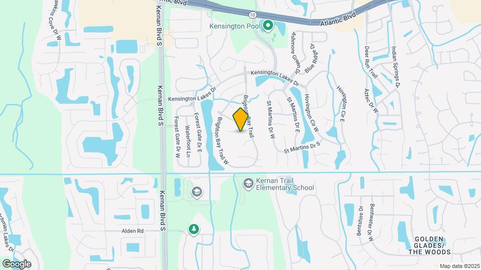 12366 Clear Lagoon Trail Map and Location Details