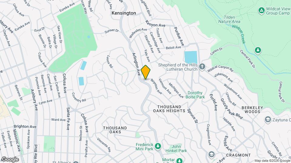 406 Boynton Ave Mapa y Detalles de la Ubicación