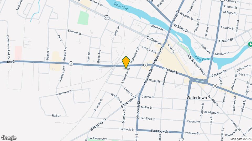 116 S Meadow St Map and Location Details