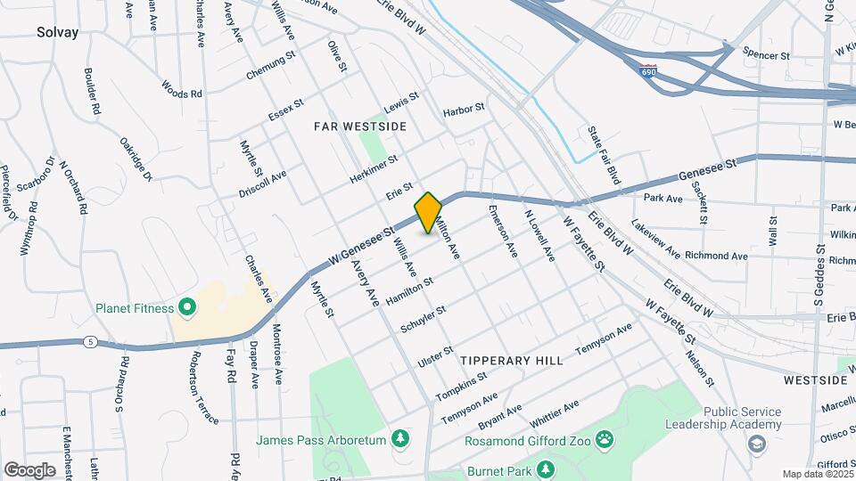 208 Cayuga St Map and Location Details