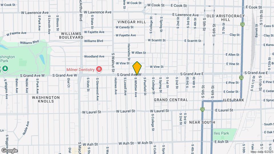 422 S Grand Ave W Map and Location Details