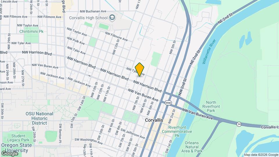 421 NW 8th St Map and Location Details