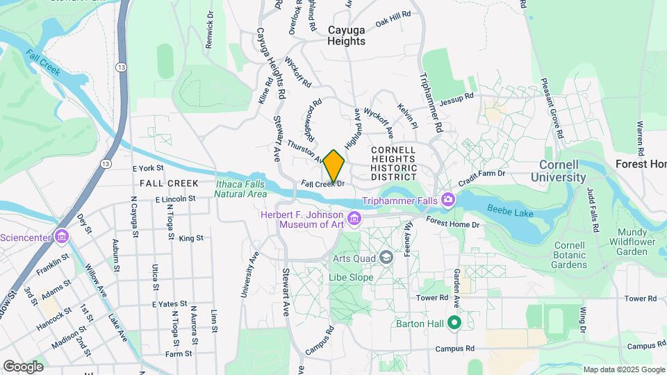 Fall Creek Apartments 207-215 Fall Creek Dr. Map and Location Details