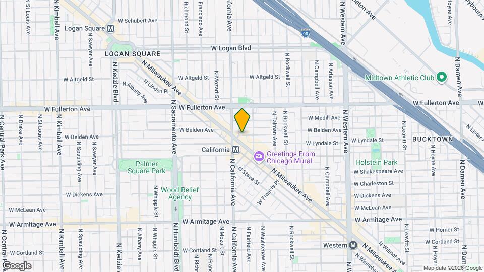 2743 W Belden Ave Map and Location Details
