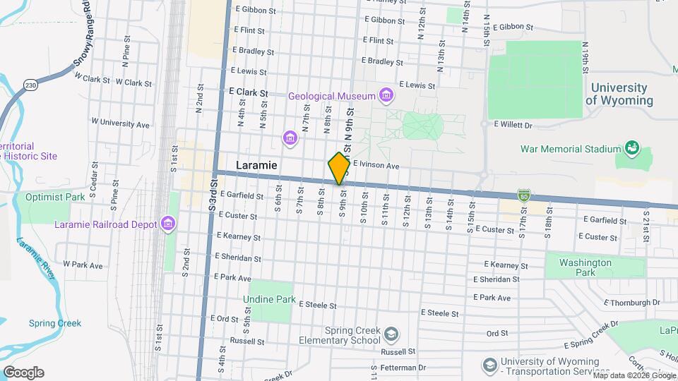 308 S 9th St Mapa y Detalles de la Ubicación
